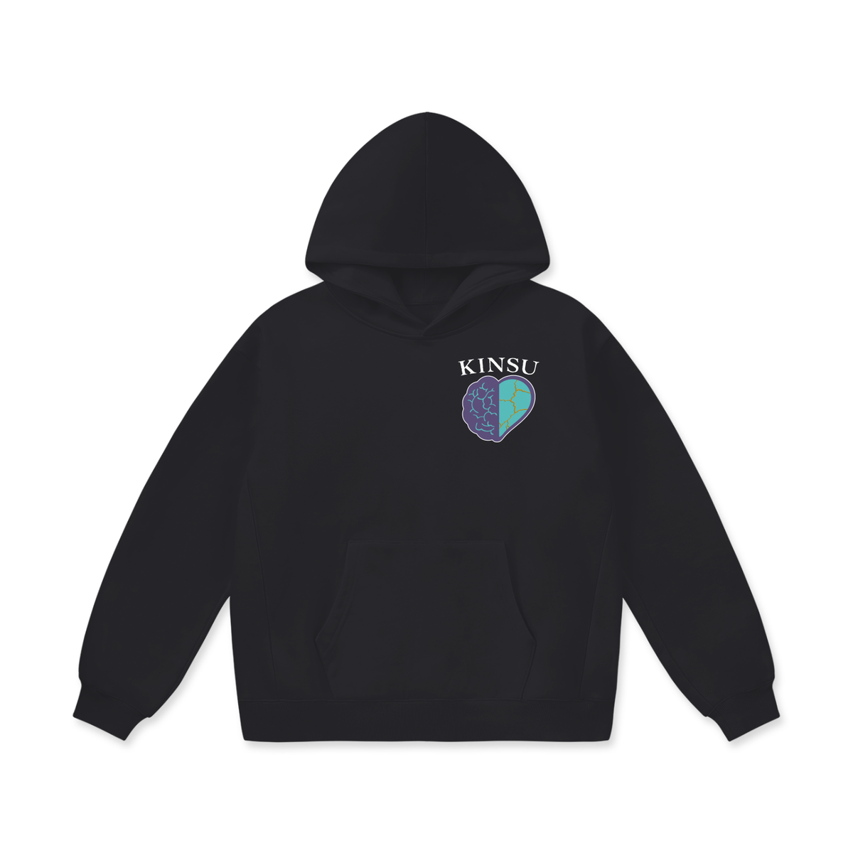 Kinsu Mental Health Charity Hoodie - Oversize Heavyweight Fleece
